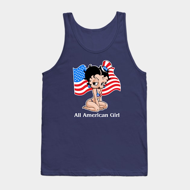 BETTY BOOP - 4th of jULY Tank Top by KERZILLA